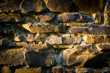 老石头墙抽象背景