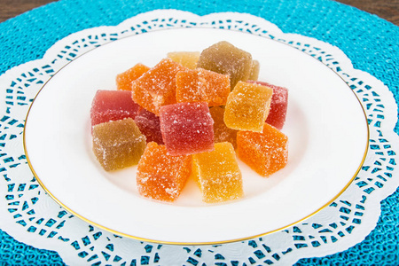 甜蜜饯水果果冻