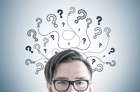 许多问号图片