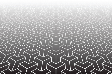 减少的视角抽象几何图案.缩小视角.向量艺术照片