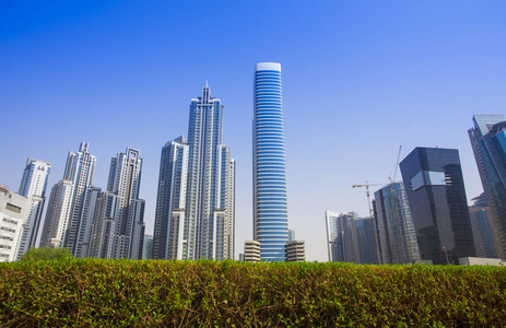 阿联酋迪拜城市的现代建筑