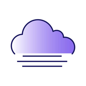 大雾插画-大雾手绘-大雾卡通图-摄图新视界