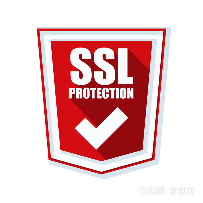 Ssl 保护盾插画-正版商用图片0tlnha-摄图新视界