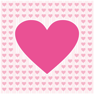 边框状从粉红色心光粉红色背景，设计的情人节那天，母亲的一天，爱卡和婚礼，矢量