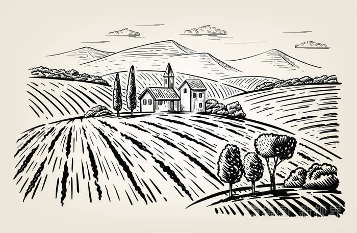 景观与农业领域插画-正版商用图片0tlqe6-摄图新视界