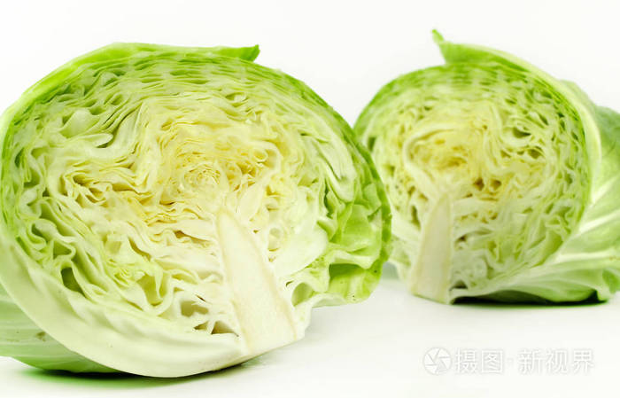 切片和切新鲜青菜有机蔬菜