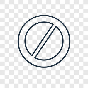 禁止在时尚的设计风格图标。禁止在透明背景上隔离的图标。禁止矢量图标简单和现代平面符号的网站, 移动, 标志, 应用程序, ui。