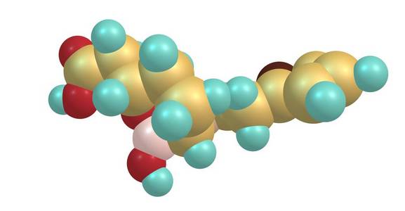 Vaborbactam 是一种非内酰胺类内酰胺酶抑制剂。3d 插图