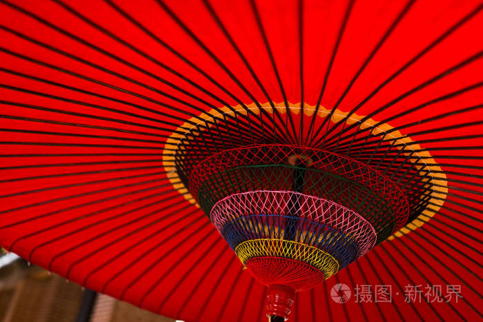 传统日本红伞