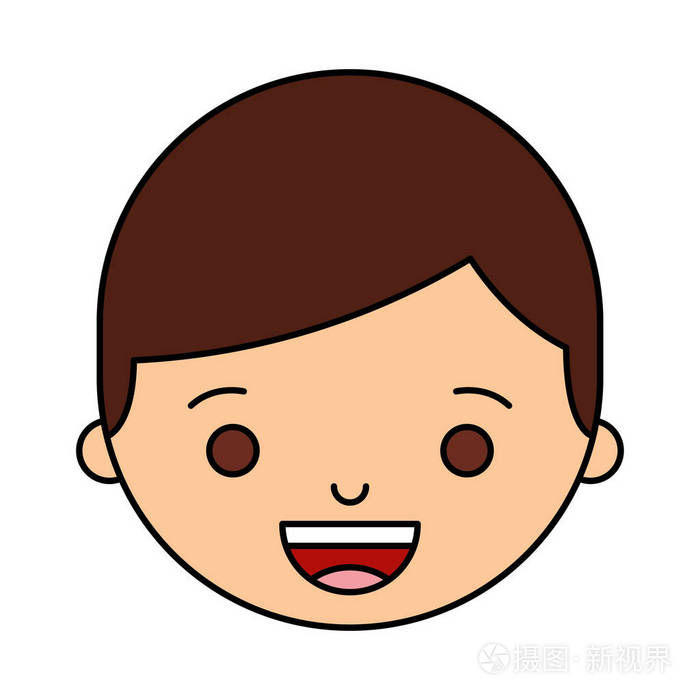 小男孩字符图标