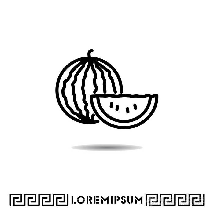 西瓜线图标