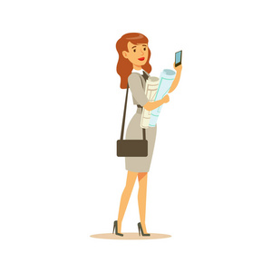 正式着装服装微笑着卡通人物的工作忙,业务办公室员工照片