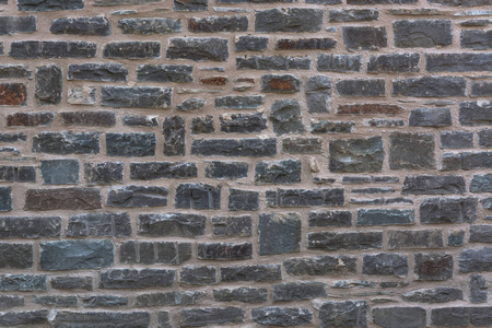 古老的石头墙结构