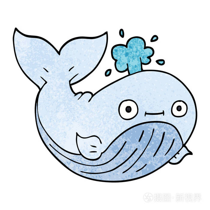 动画片涂鸦海鲸