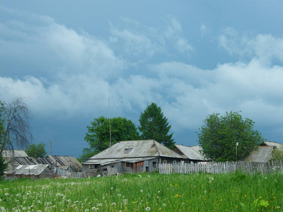 旧俄村的视图