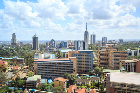 内罗毕城市景观肯尼亚资本市