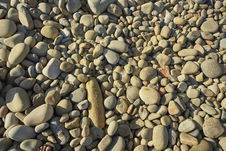 不同形状和大小的轻石的纹理, 典型的意大利撒丁岛南部海岸。非常高的分辨率纹理