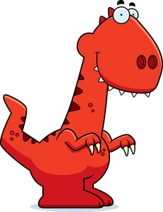 伶盗龙卡通笑脸照片