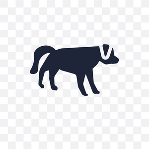 霍瓦哈特狗透明图标。霍瓦哈特狗符号设计从狗收藏。简单的元素向量例证在透明背景