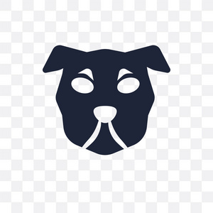沙培狗透明图标。沙培狗符号设计从狗收藏。简单的元素向量例证在透明背景