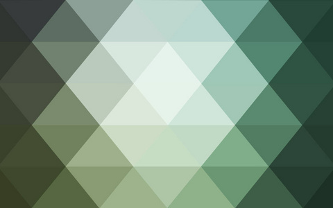 蓝绿色的光矢量多边形抽象的多边形几何三角背景