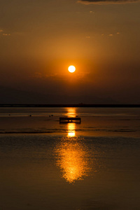 日落风景与海