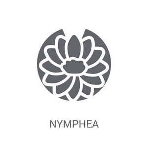 尼普海亚图标。时尚的尼普瑞亚标志概念的白色背景从自然收藏。适用于 web 应用移动应用和打印媒体
