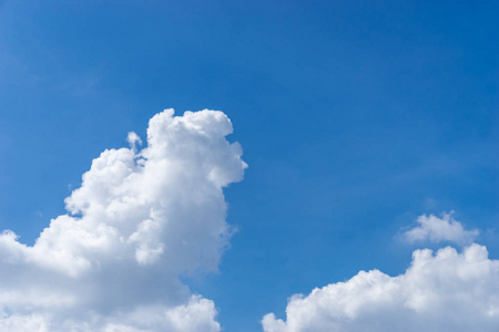 cloudscape, 在蓝天上的云彩戏剧性, 复制空间