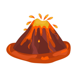 火焰山卡通图片