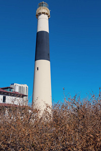 新泽西州大西洋城的 absecon 灯塔