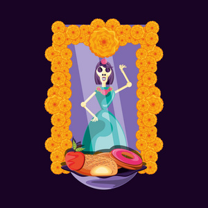 死党卡丽娜头骨日的死党照片