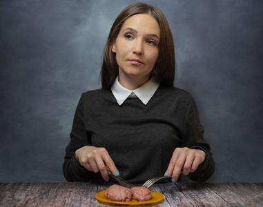 女孩的大脑图片