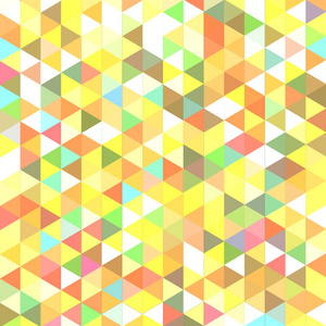 抽象几何色彩图案的背景。矢量插图