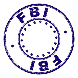 fbi凸起纹理 fbi 圆邮票印章照片