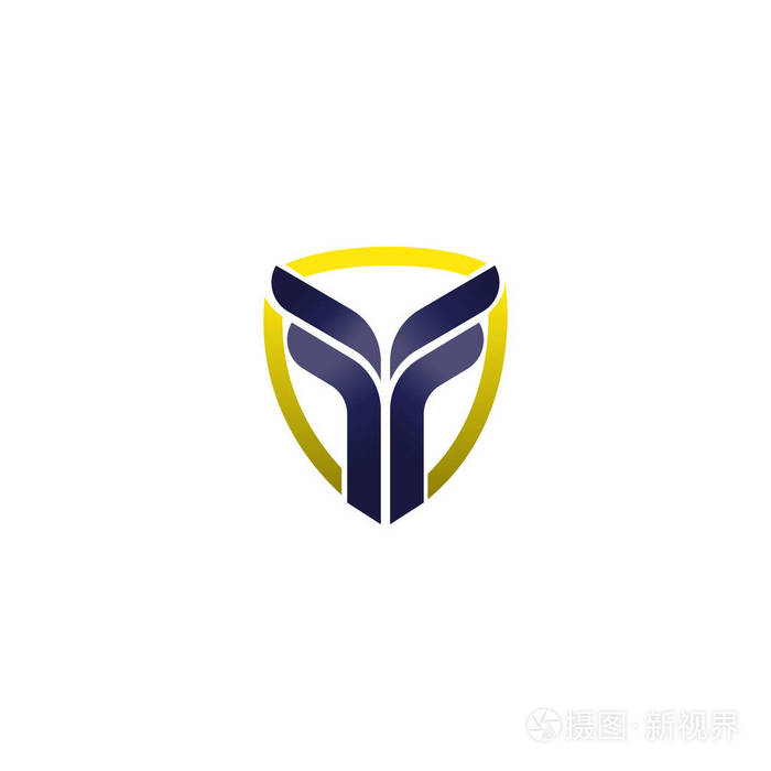 抽象ff 字母初始标识.符号的 ff 几何, 字母表图标矢量标志模板.