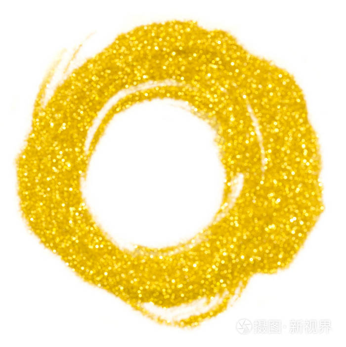 金闪光抽象光圆