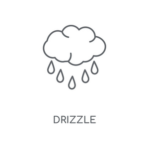 细雨概念笔画符号设计.