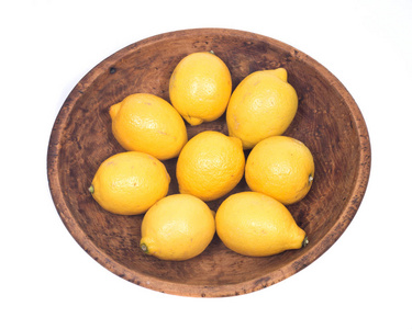 成熟的有机柠檬