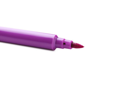 紫色的毡尖笔
