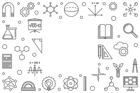 科学技术工程和数学线框