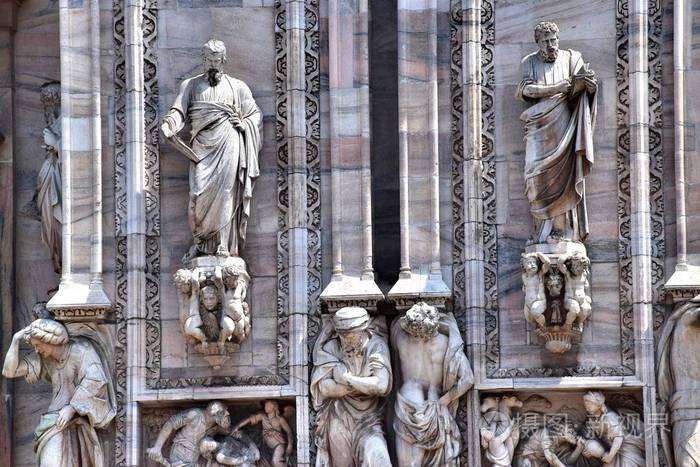 1 米兰 城市的古老名称 在中花子内 成立于公元前5世纪2 伦巴第的首都具有过去时代 所有建筑风格的印记 城市景观 意大照片 正版商用图片0toecc 摄图新视界