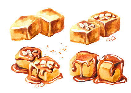 太妃糖手绘图片