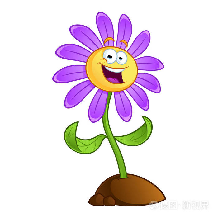 交感神经卡通花