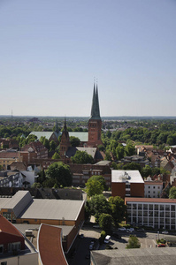 城市景观和卢贝克大教堂