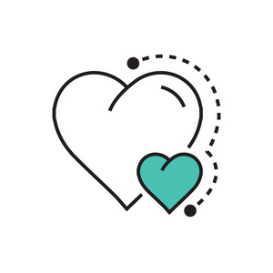 丘比特小图标第一-最佳评级标志-矢量平小图标桌凳居家室内平面设计中