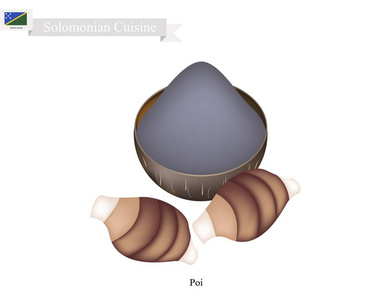 Poi 或传统 Solomonian 汤或 Solomonian 粥