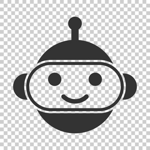 智能聊天机器人角色业务概念照片