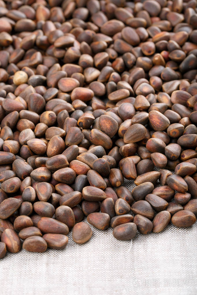 松子仁壳食物背景