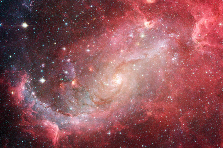 星场星尘和星云在无尽的美丽宇宙。美国宇航局提供的这张图片的元素