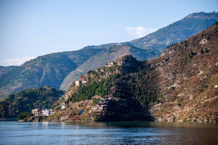 长江三峡瞿塘峡峡谷